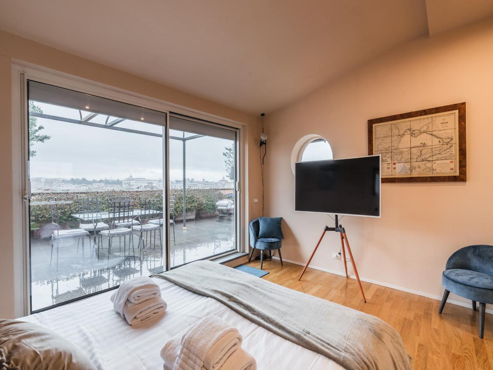 The Best Rent - Spacious Apartment With Terraces With Panoramic View Of Rome Roma Exterior foto