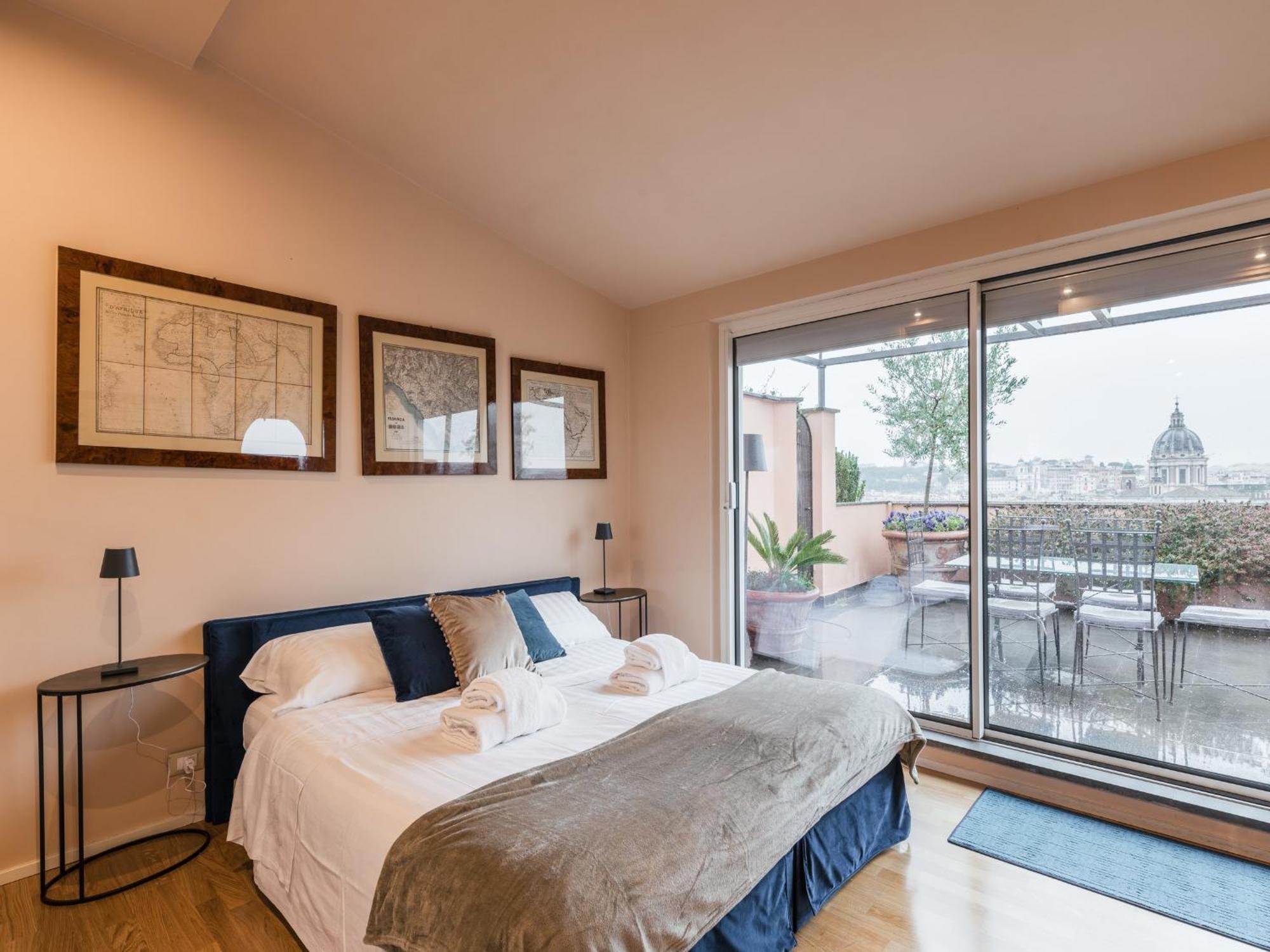 The Best Rent - Spacious Apartment With Terraces With Panoramic View Of Rome Roma Exterior foto